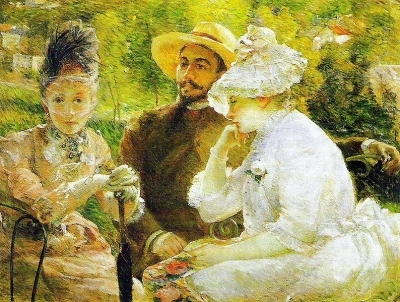 marie bracquemond - en la terraza 1880