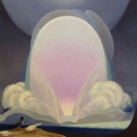 The Curve in the Line — Agnes Pelton (American, 1881–1961) Winter, 193