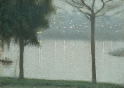 National Gallery of Victoria: Clarice Beckett Across the Yarra 1931
